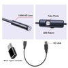 Nik & Nakks Black / 1M LED Endoscope Camera for Car USB Magnetic Snake Inspection Camara