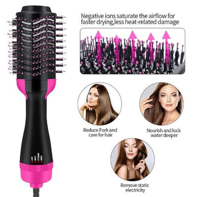 2 in 1 One Step Hot Air Styling Brush Professional Blowout Hair Dryer