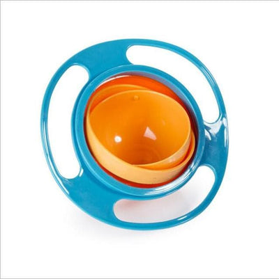 Baby No Spill Bowl 360 Degree Rotation Spill Proof Gyro Bowl