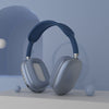 Wireless Bluetooth Aesthetic Moon Headphones - Blue