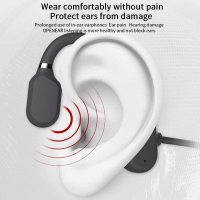 Nik & Nakks Bone Conduction Waterproof Bluetooth Wireless Headphones