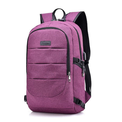 nik & nakks Gadgets Blue snow Smart Backpack | Business Bag With Built-in USB Charging Port