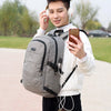 nik & nakks Gadgets Smart Backpack | Business Bag With Built-in USB Charging Port