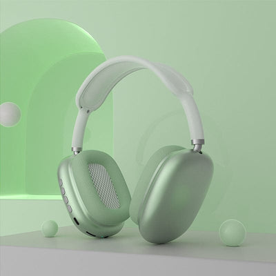 Wireless Bluetooth Aesthetic Moon Headphones - Green