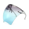 Nik & Nakks Grey Blue Face Shield Protective Goggle Glasses Face Visor Protection Glasses
