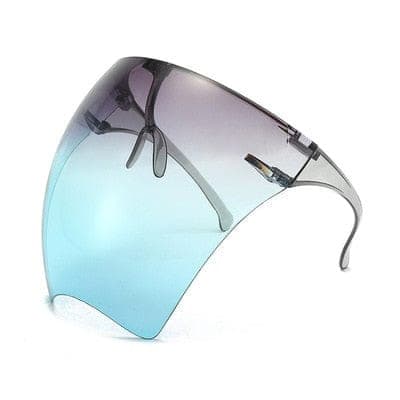 Nik & Nakks Grey Blue Face Shield Protective Goggle Glasses Face Visor Protection Glasses