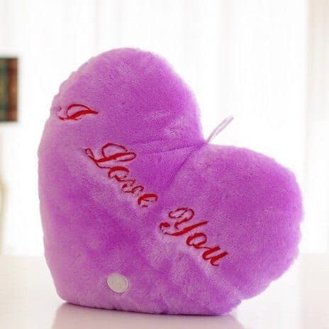 Luminous Pillow Heart Cushion.