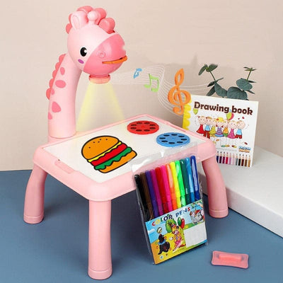 Nik & Nakks LED Projector Drawing Table Toys Trace & Draw Projector Toy for Kids