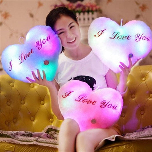 Luminous Pillow Heart Cushion.