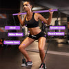 Nik & Nakks Pilates Bar Bodybuilding Kit Hhome Gym Workout Equipment with Resistance Bands