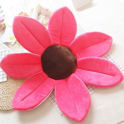 Nik & Nakks Pink / 7 petals Blossoming Flower Baby Bathtub Mat Baby Bath Flower Mat Cushion Sink Insert