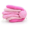Nik & Nakks Pink Baby Breast Feeding Pillows Nursing Pillow Best For Mom Adjustable Hight