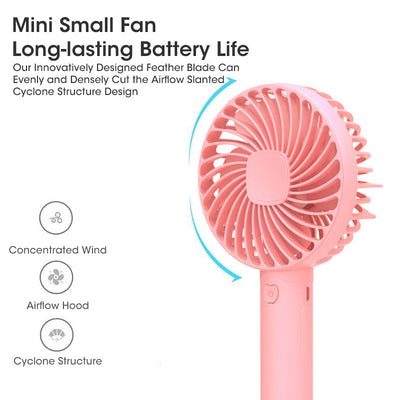 Handheld/Desktop Portable 3 Speed Fan