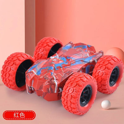 Nik & Nakks Pull Back Fun Double-Side Toy Car For Kids 360 Degree Rotation Stunt Car
