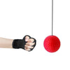 Nik & Nakks Red Boxing Reflex Ball Training Exercise Equipment Improve Speed and Hand Eye Coordination