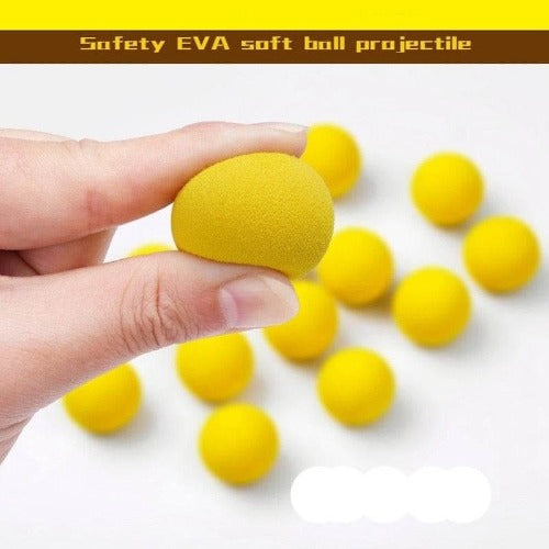 Air Pump Powered Soft Foam Ball Gun, Duck Shooting Game For Kids