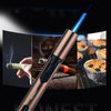Nik & Nakks Turbo Spray Gun Tobacco Lighter Windproof Pen Blue Flame Lighter