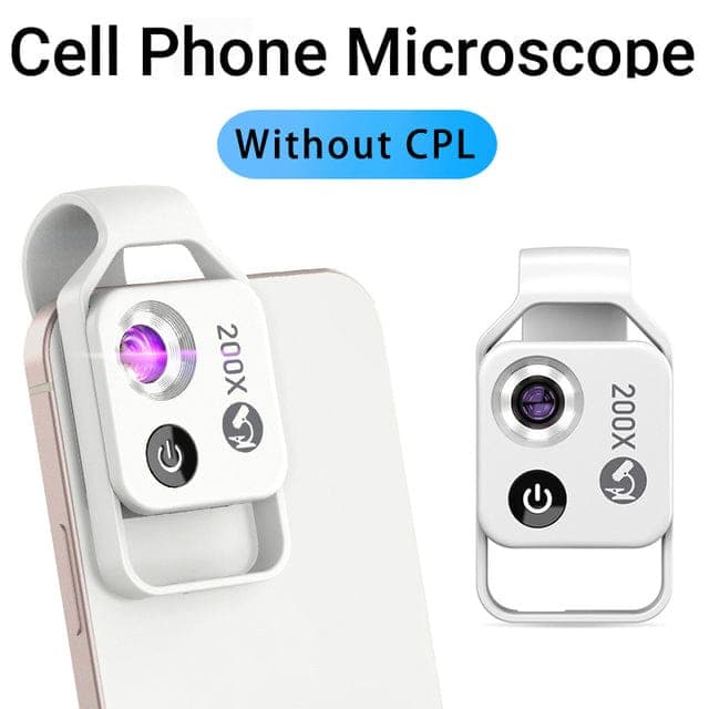 Nik & Nakks White without CPL Phone Camera Video Micro Lens