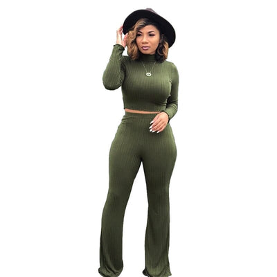 Nik & Nakks Women's 2 Piece Long Sleeve Top and Pants Lounge Wear Tracksuit