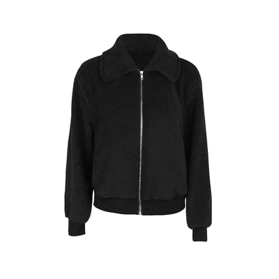 Nik & Nakks Women's Fashion Winter Coat Long-sleeve Casual Cocktail Fleece with Fluffy Maternal