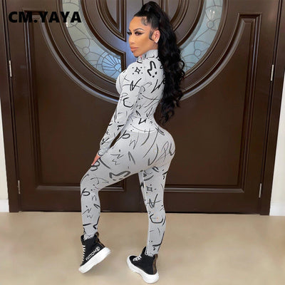 Nik & Nakks Women's Tracksuit Women's 2 Piece Outfits Sexy Longsleeve Tracksuit