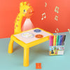 Nik & Nakks Yellow LED Projector Drawing Table Toys Trace & Draw Projector Toy for Kids